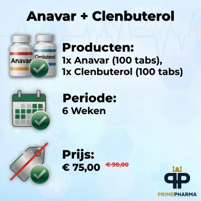 Anavar + Clenbuterol - Vrouwen