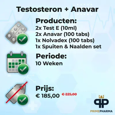 Test E + Anavar - Cycle