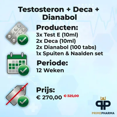 Test E + Deca + Dianabol - Cycle