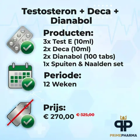 Test E + Deca + Dianabol - Cycle