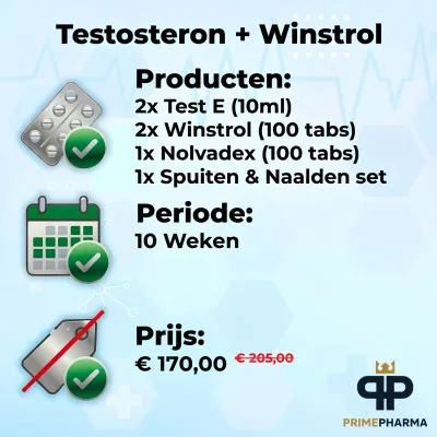 Test E + Winstrol - Cycle