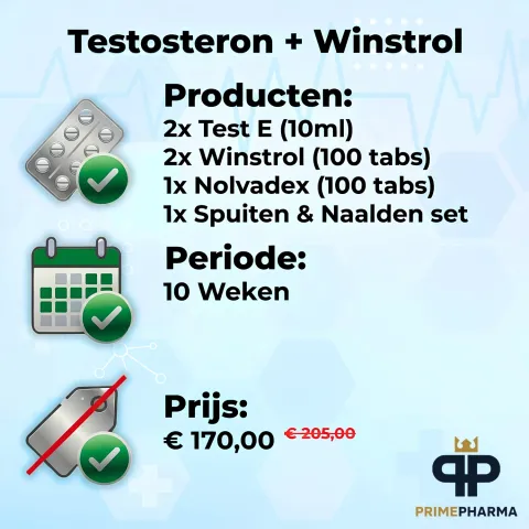 Test E + Winstrol - Cycle