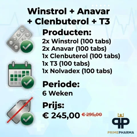 Winstrol + Anavar + Clenbuterol + T3 - Cycle