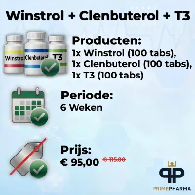 Winstrol + Clenbuterol + T3 - Vrouwen